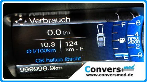 Erweiterte Verbrauchsanzeige